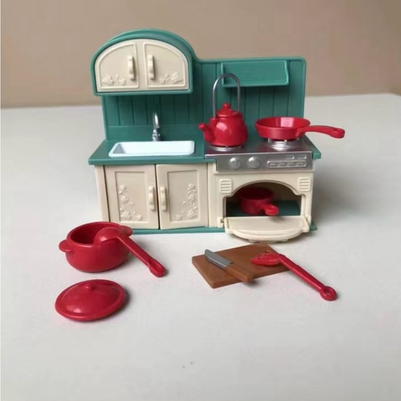 Kitchen Set For Little Dolls, Critters, Peppa Pig 🐷 - Picture 9 of 16